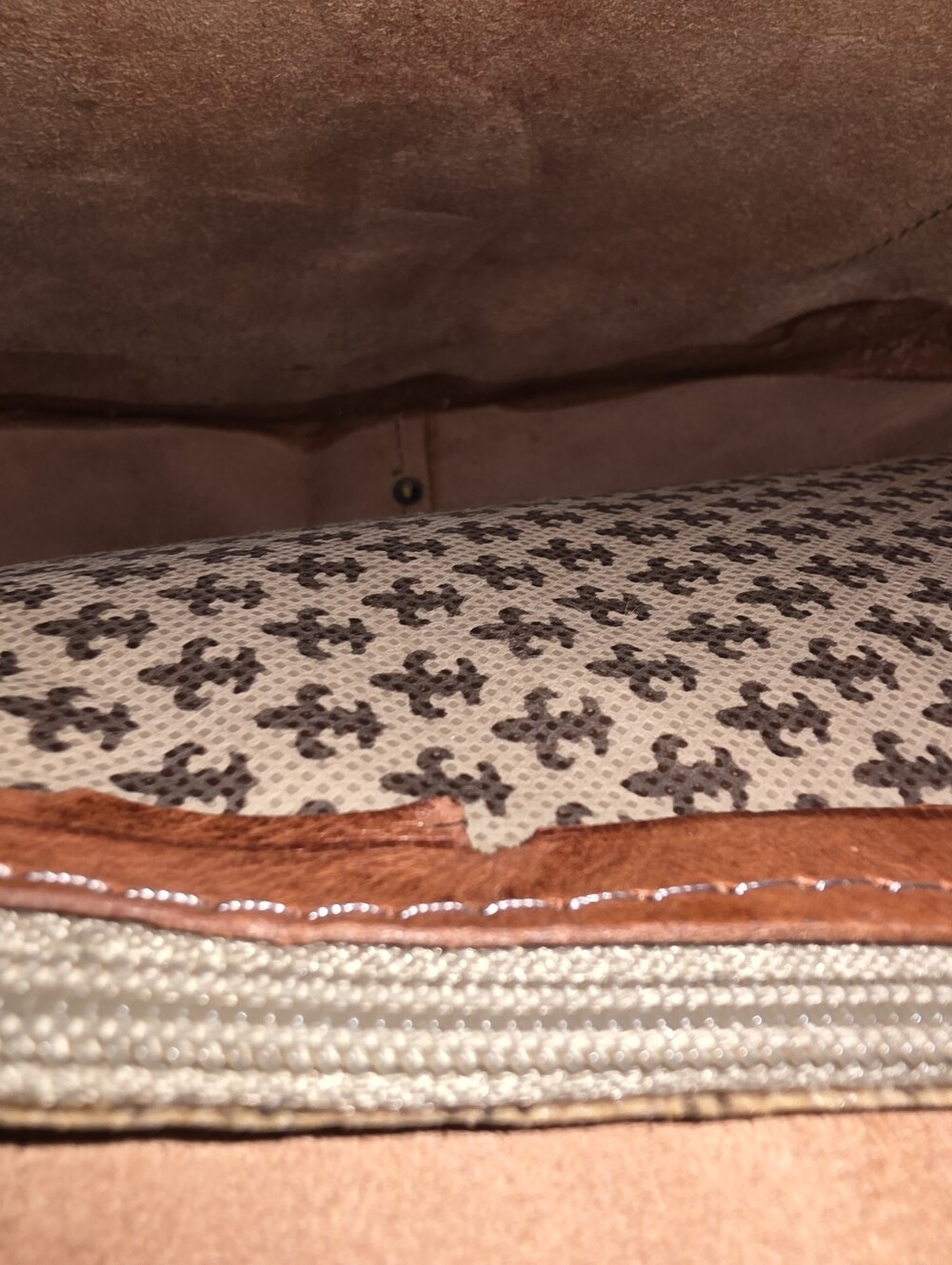 Source Unknown Hand-Tooled Leather Crossbody Bag in Brown - Picture 5 of 5